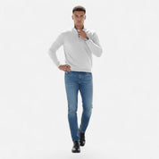 Luca Bellini | Heritage Zip Knit Sweater For Men