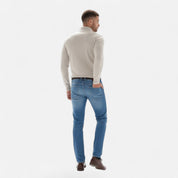 Nathaniel Rossi | Half-Zip Knit Sweater For Men