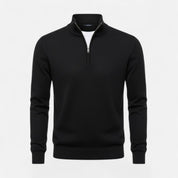 Nathaniel Rossi | Half-Zip Knit Sweater For Men