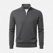 Nathaniel Rossi | Half-Zip Knit Sweater For Men