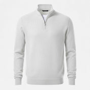 Luca Bellini | Heritage Zip Knit Sweater For Men