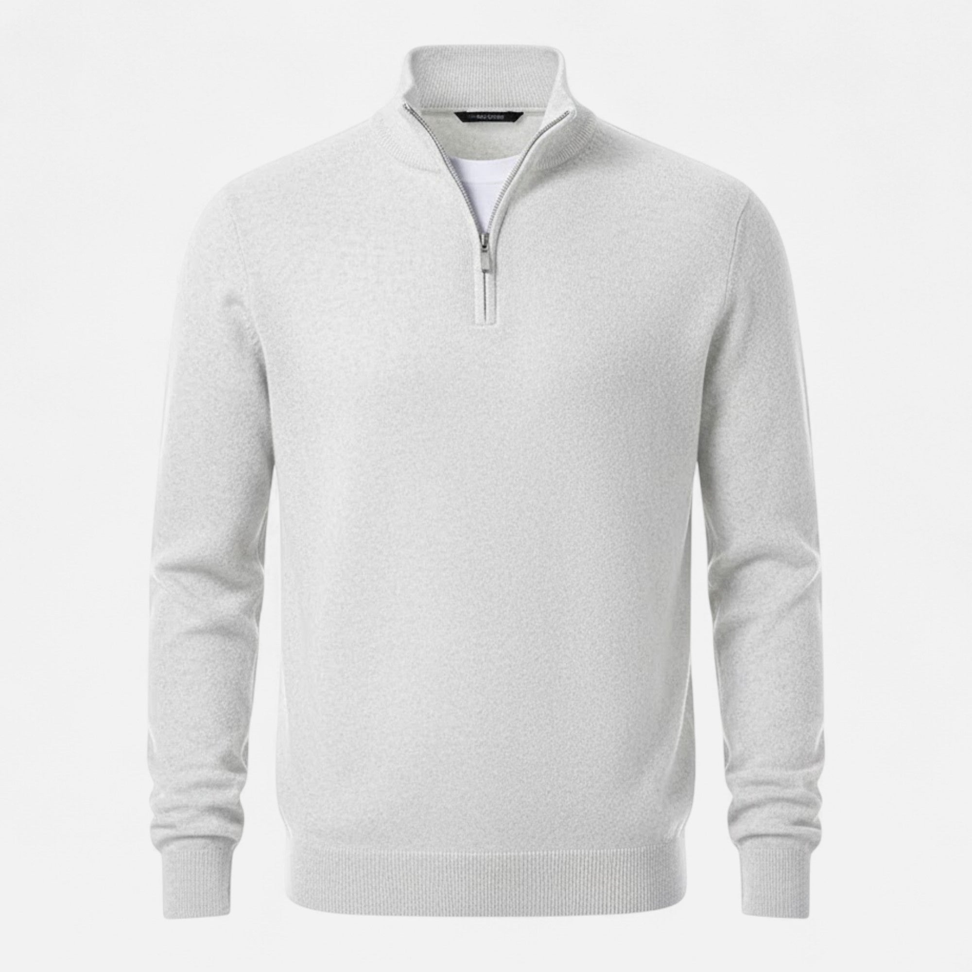 Luca Bellini | Heritage Zip Knit Sweater For Men