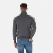 Luca Bellini | Heritage Zip Knit Sweater For Men
