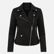 Camille Laurent | Slim Zip Moto Jacket For Women