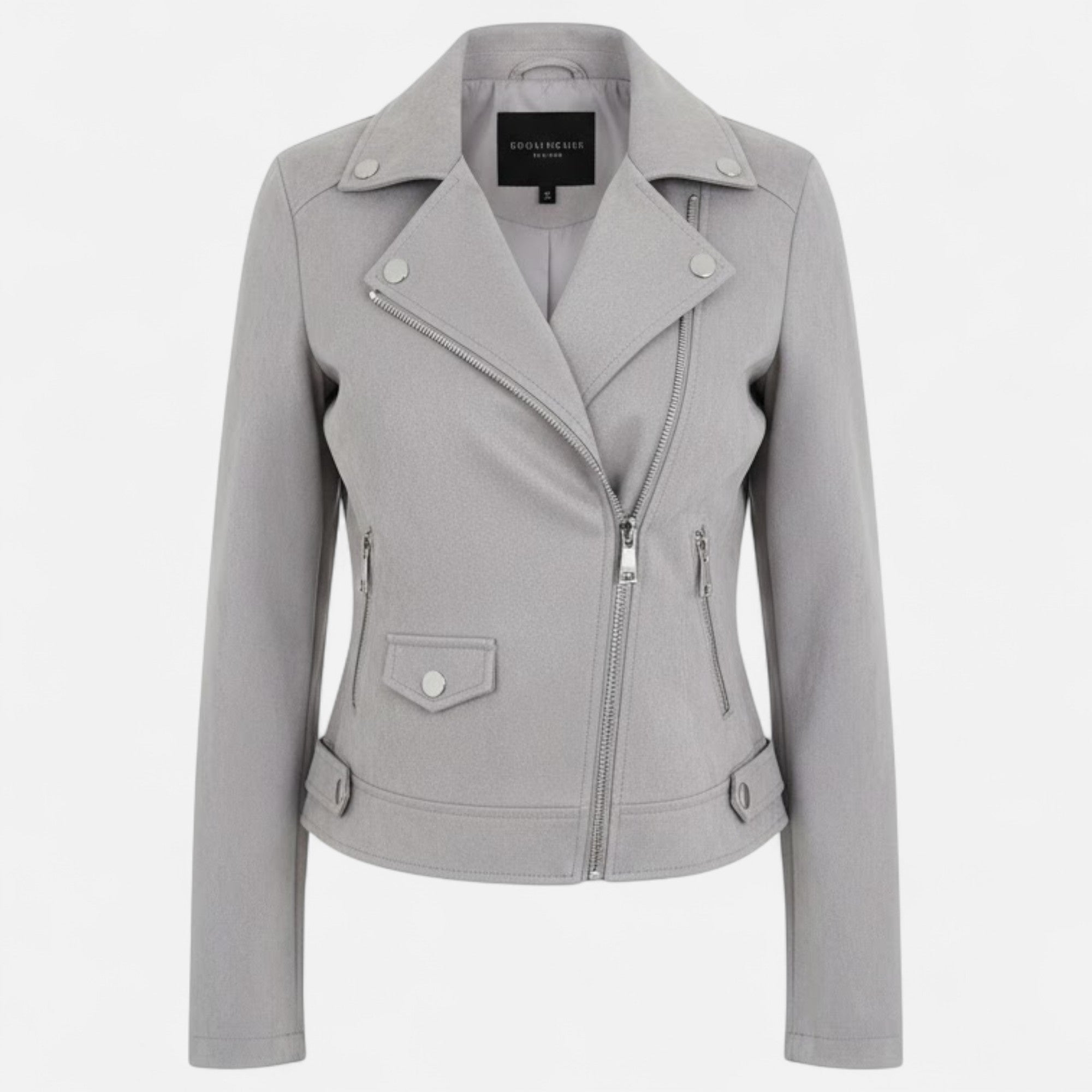 Camille Laurent | Slim Zip Moto Jacket For Women