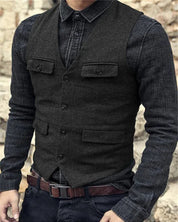 Nathaniel Brooks | Vintage Tailored Vest For Men