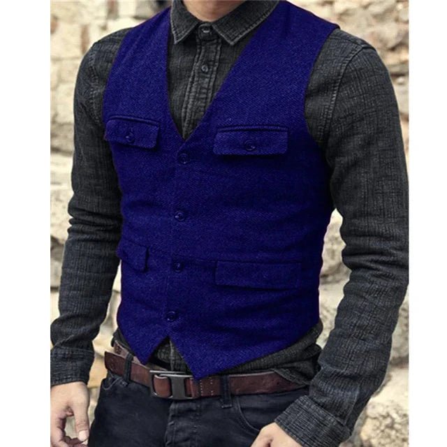 Nathaniel Brooks | Vintage Tailored Vest For Men