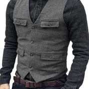 Nathaniel Brooks | Vintage Tailored Vest For Men