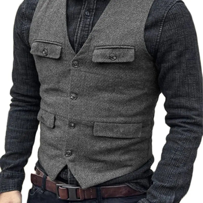 Nathaniel Brooks | Vintage Tailored Vest For Men