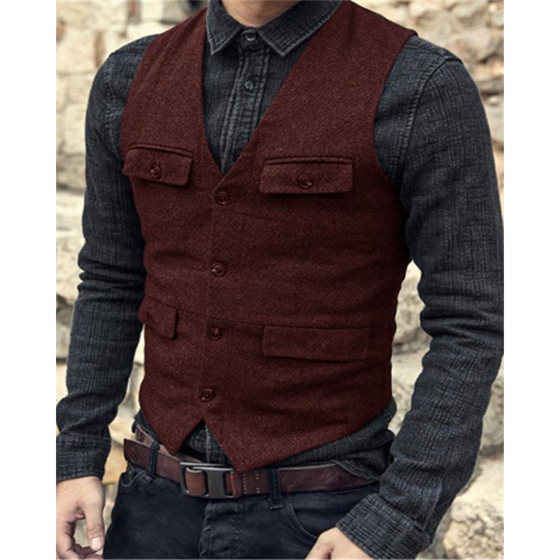 Nathaniel Brooks | Vintage Tailored Vest For Men