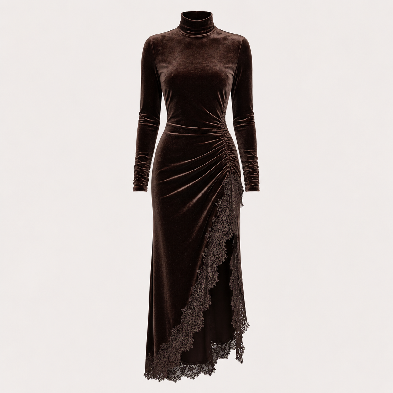 Vivienne Hartley | Elegant Velvet Maxi Races Dress For Women