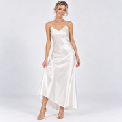 Willow Hensley | Silky Satin Cocktail Dress For Women