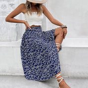 Maeve Thornton | Ditsy Floral Split-Hem Midi Skirt