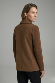 Georgia Campbell | Double-Breasted Wool Blend Blazer For Women