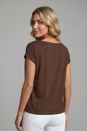 Lucy Harris | Cowl Neck Draped Blouse For Women