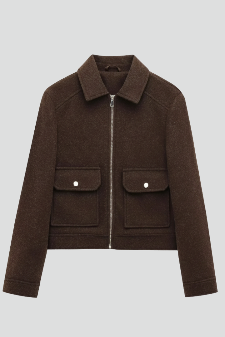 Elodie Sinclair | Cropped Bomber Jacket For Women