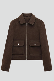 Elodie Sinclair | Cropped Bomber Jacket For Women