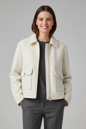 Elodie Sinclair | Cropped Bomber Jacket For Women
