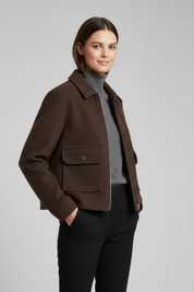 Elodie Sinclair | Cropped Bomber Jacket For Women