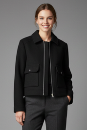 Elodie Sinclair | Cropped Bomber Jacket For Women