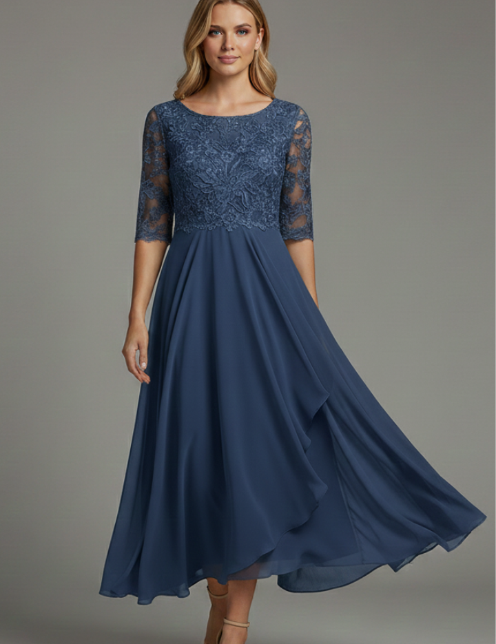 Amelia Kelly | Lace Midi Dress For Women