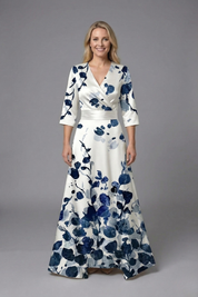 Grace Whitfield | Floral Wrap Maxi Dress For Women