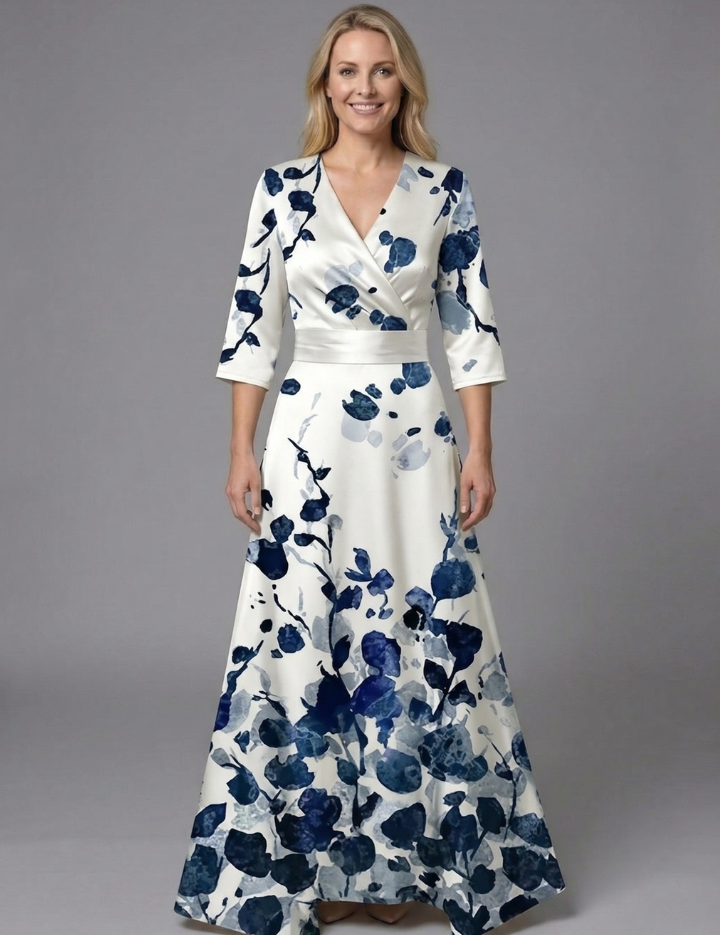 Grace Whitfield | Floral Wrap Maxi Dress For Women