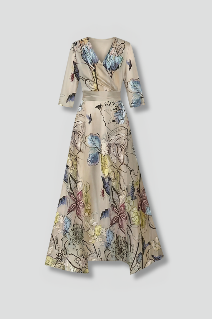 Grace Whitfield | Floral Wrap Maxi Dress For Women