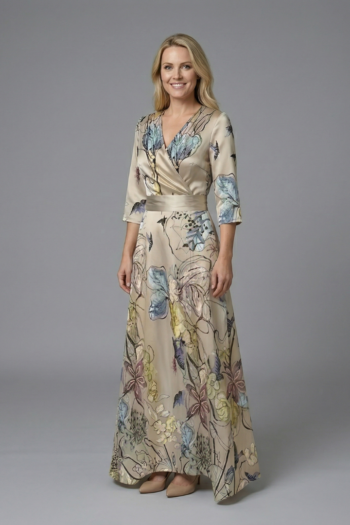 Grace Whitfield | Floral Wrap Maxi Dress For Women