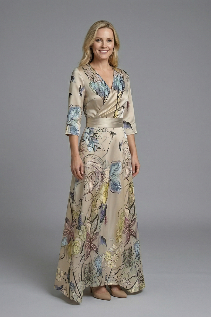 Grace Whitfield | Floral Wrap Maxi Dress For Women