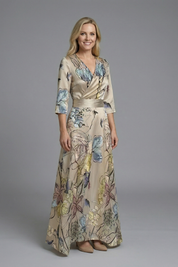 Grace Whitfield | Floral Wrap Maxi Dress For Women