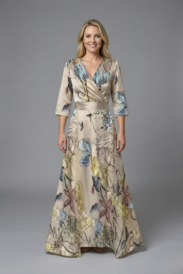 Grace Whitfield | Floral Wrap Maxi Dress For Women