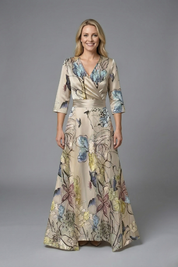 Grace Whitfield | Floral Wrap Maxi Dress For Women