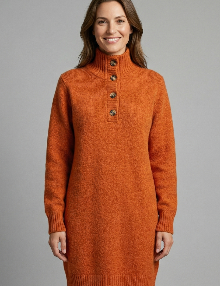 Isla Bennett | Knit Jumper Midi Dress For Women