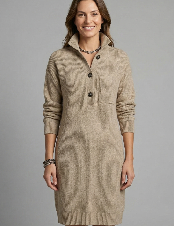 Isla Bennett | Knit Jumper Midi Dress For Women