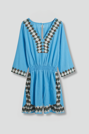 Phoebe Walker | Embroidered Playsuit For Women