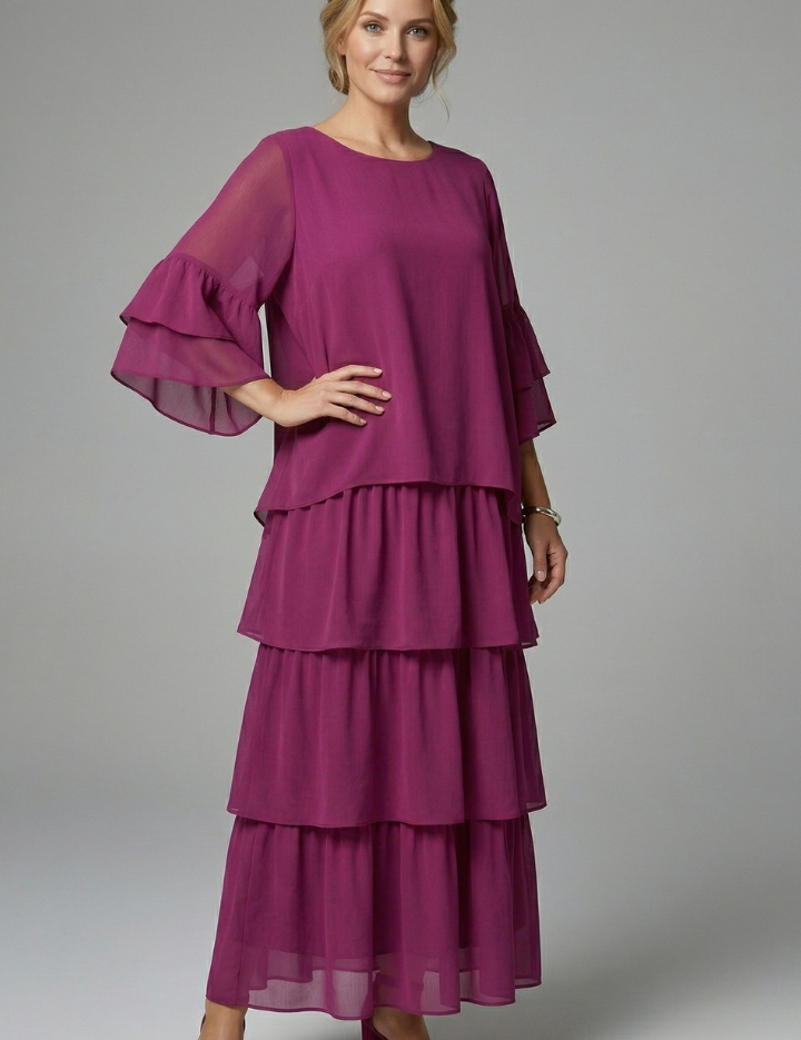 Lily Thornton | Tiered Maxi Dress For Women