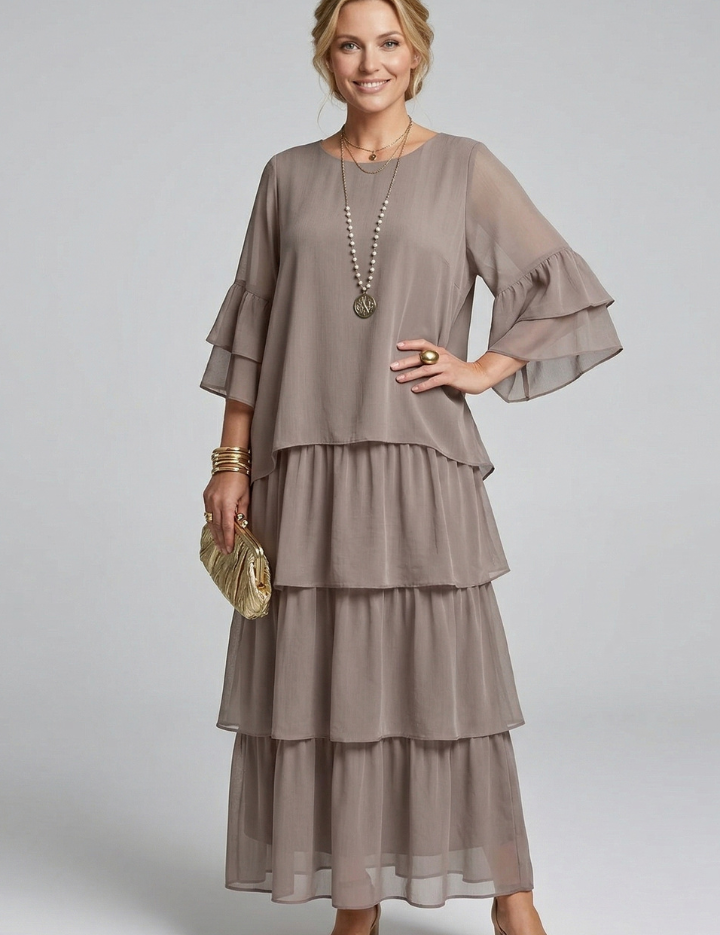 Lily Thornton | Tiered Maxi Dress For Women