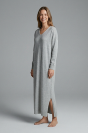 Emma Taylor | Knit Maxi Dress Long Sleeve For Women
