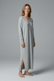 Emma Taylor | Knit Maxi Dress Long Sleeve For Women