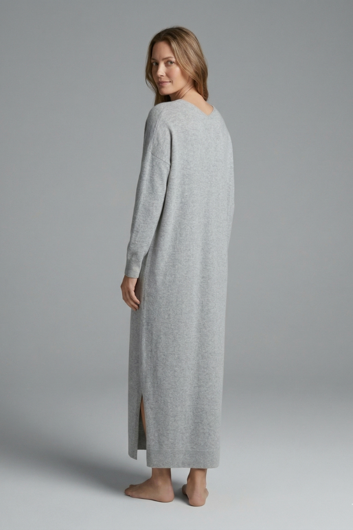 Emma Taylor | Knit Maxi Dress Long Sleeve For Women