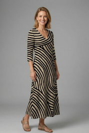Matilda Ryan | Abstract Print Maxi Dress For Women