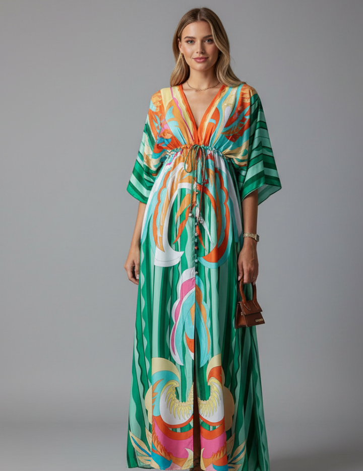 Serena Bellini | Bohemian Resort Maxi Dress For Women