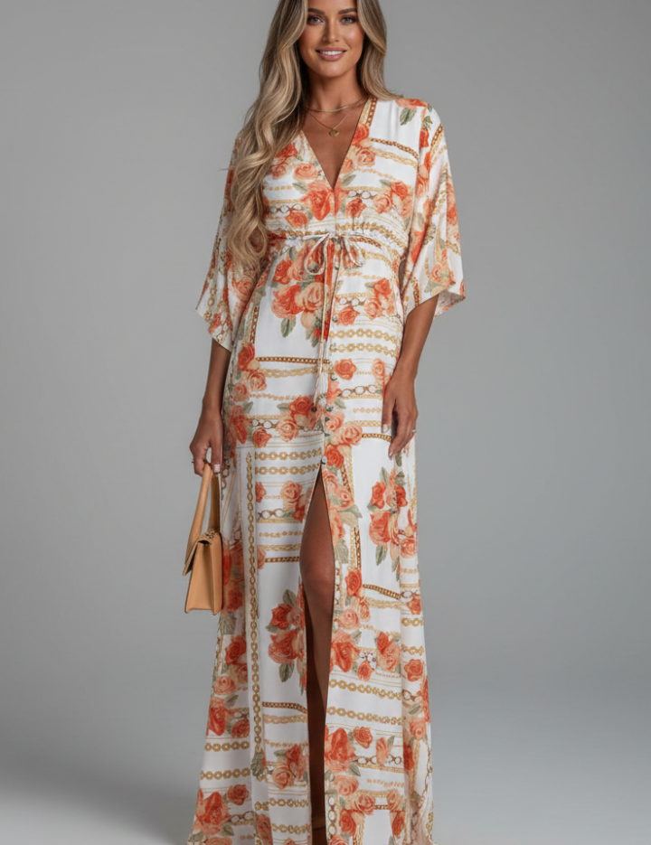 Serena Bellini | Bohemian Resort Maxi Dress For Women