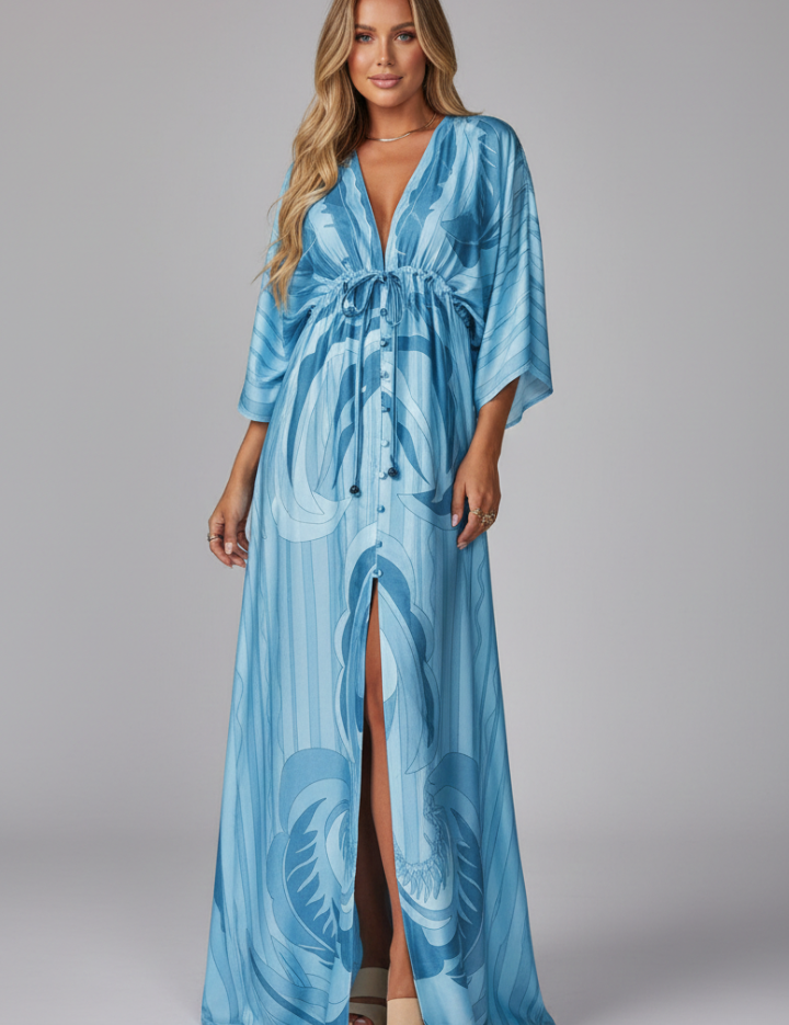 Serena Bellini | Bohemian Resort Maxi Dress For Women