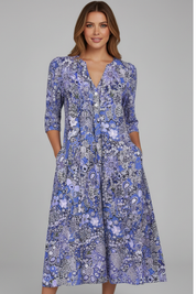 Amelia Bellini | Floral Midi Dress For Women