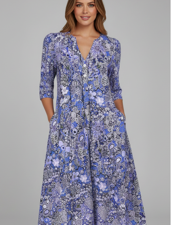 Amelia Bellini | Floral Midi Dress For Women