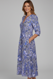 Amelia Bellini | Floral Midi Dress For Women