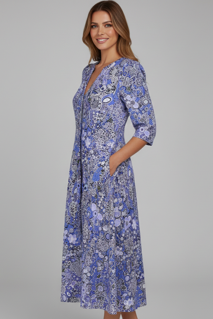 Amelia Bellini | Floral Midi Dress For Women