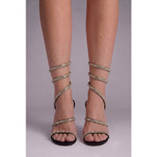 Zoe Gallagher | Strappy Square Toe Heeled Sandals For Women